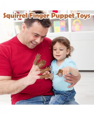 2 Sets Squirrel Finger Puppet Toy Cosplay Novelty Christmas Animal Hand Puppet Doll Mini Prop Funny Kids Gift (A) $23.77 - Fi...