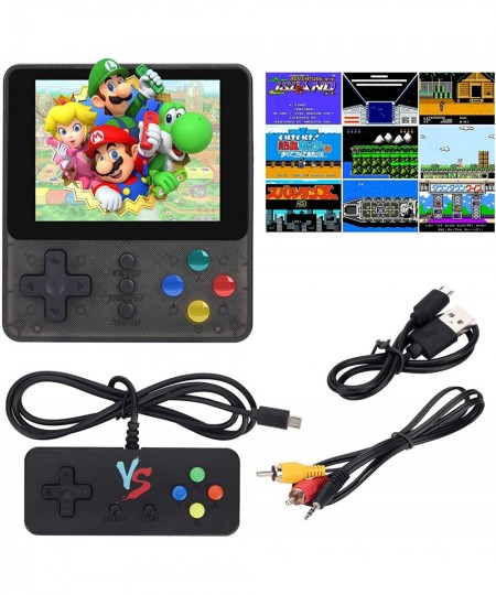 Handheld Game Console Retro Super Mini Game Player 500 Classical FC Games 3-Inch Color Screen Support for Connecting TV & Two...