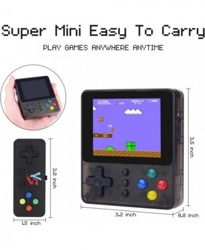 Handheld Game Console Retro Super Mini Game Player 500 Classical FC Games 3-Inch Color Screen Support for Connecting TV & Two...