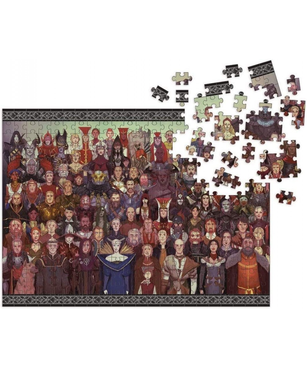 Dragon Age: Cast of Thousands 1000 Piece Deluxe Puzzle Multicolor $37.48 - Jigsaw Puzzles