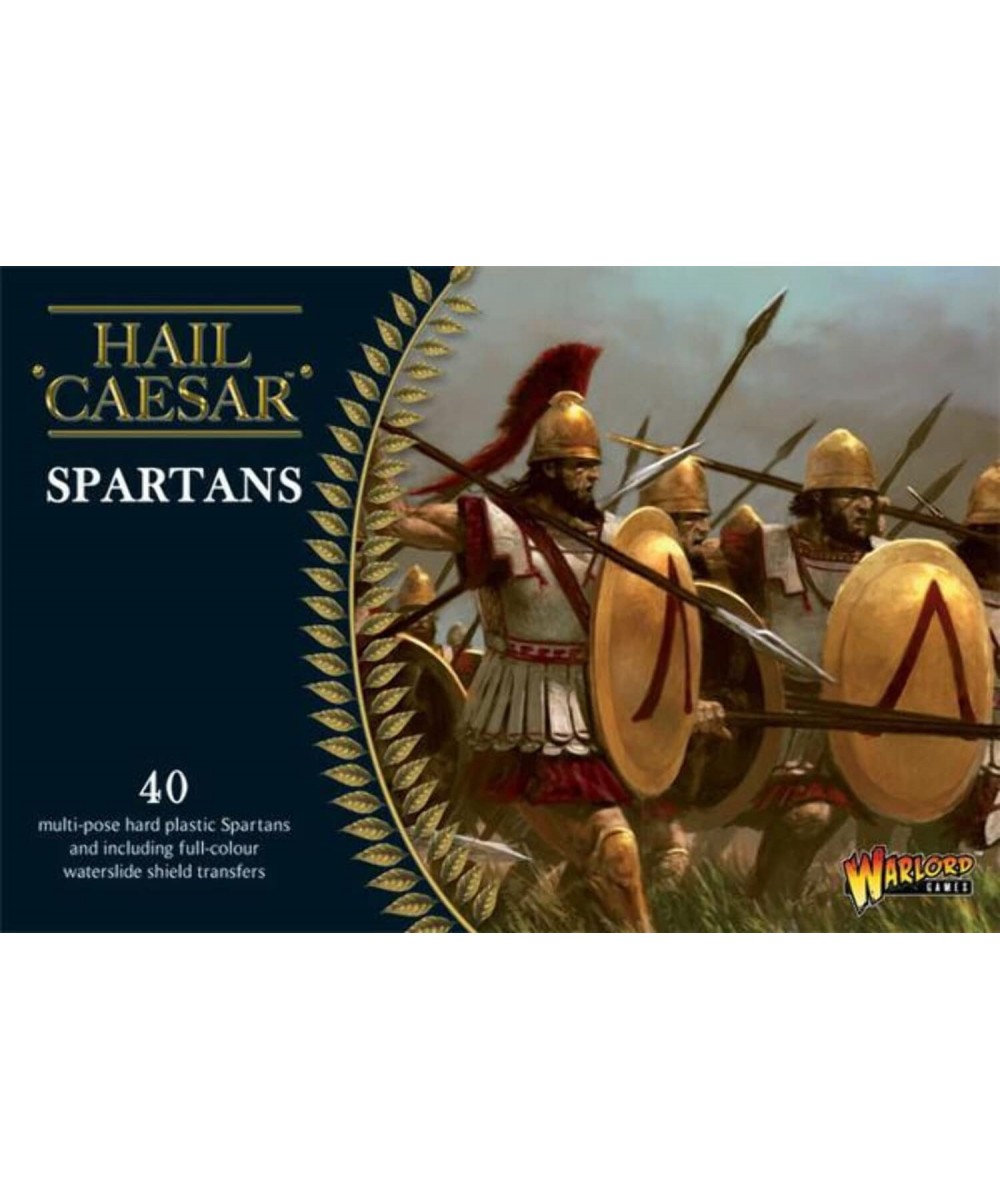 Games Hail Caesar: Spartans Military Table Top Wargaming Plastic Model Kit WGH-GR-01 Unpainted $46.21 - Miniature Novelty Toys