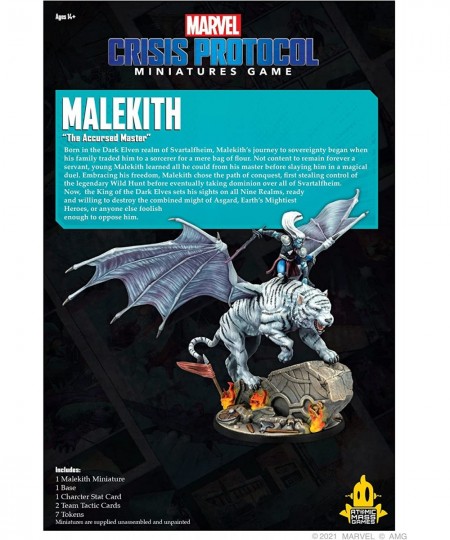 Marvel Crisis Protocol Malekith Character Pack | Miniatures Battle Game | Strategy Game for Adults | Ages 14+ | 2 Players| Ma...