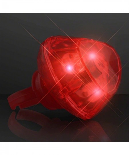 Flashing Huge Heart Shaped Gem Light Up Rings (Set of 24) $68.41 - Kids' Dress-Up Accessories