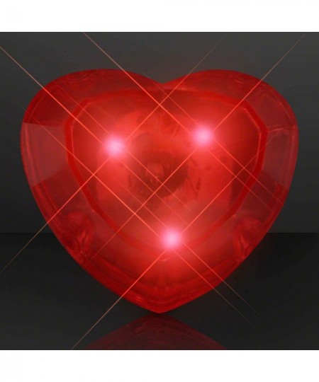 Flashing Huge Heart Shaped Gem Light Up Rings (Set of 24) $68.41 - Kids' Dress-Up Accessories