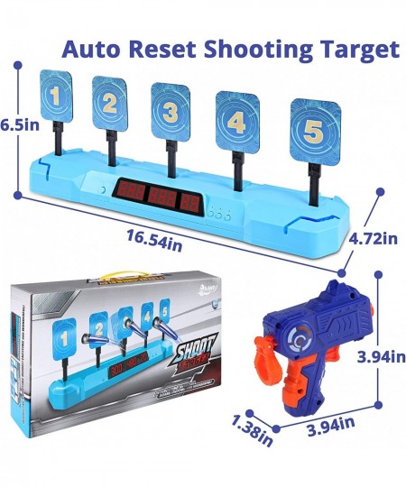 Kids Guns and Targets Set - Shooting Toys Gifts for 4 5 6 7 8 Year Old Boys Girls Indoor Outdoor Games 100Pcs Refill Foam Dar...