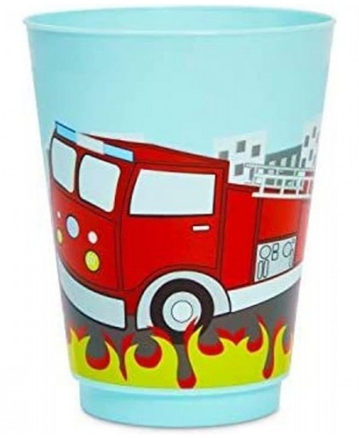 16 oz Plastic Tumbler Cups Fire Truck Birthday Party Supplies (Blue 16 Pack) $24.01 - Kids' Party Tableware