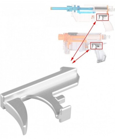 Release Catch Plate Spring Kit Aluminum Alloy for Nerf N-Strike Elite Retaliator and Prophecy-R (Silver) $30.33 - Toy Foam Bl...