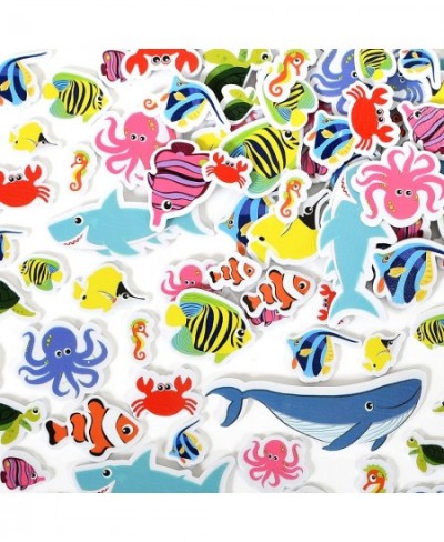 Foam Stickers - Sea Life - Pack of 168 - Self-Adhesive Stickers for Kids - 3D Puffy Ocean Stickers for Laptops Party Favors a...