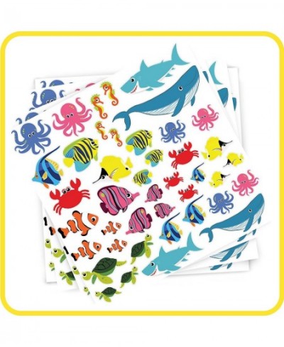 Foam Stickers - Sea Life - Pack of 168 - Self-Adhesive Stickers for Kids - 3D Puffy Ocean Stickers for Laptops Party Favors a...