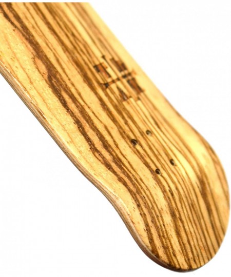 Prolific Wooden Fingerboard Deck Zebrawood - 32mm x 97mm - Handmade Pro Shape & Size - Five Plies Wood Veneer - Includes Prol...