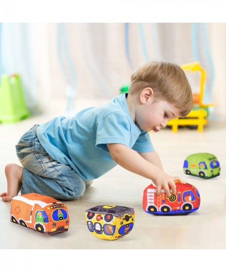 Soft Car Toy Set with Play Mat for 1 Year Old Baby Toddlers Boys and Girls ( 9 Vehicle and a Play mat/Storage Bag) | Baby Toy...