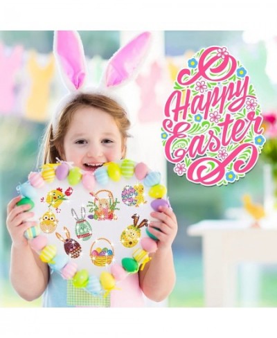 26 PCs Easter Diamond Painting Stickers Kits for Kids- Fun DIY Arts and Crafts Paint by Number Kits (Easter-Small gem) $19.20...