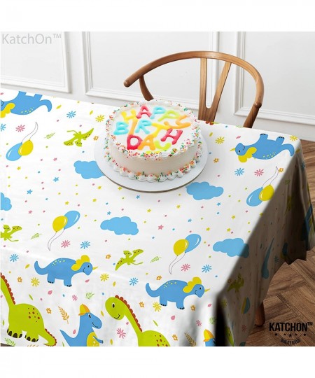 KatchOn Baby Dinosaur Tablecloth Set - 108x54 Inch 2 Piece | Dinosaur Table Cover for Birthday | Dinosaur Table Cloth for Bab...