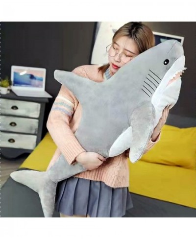 39.4 Inch XXL Giant Shark Stuffed Animal Large Shark Plush Pillows Soft Shark Plush Toys Brave Boy's and Girl's Room Decor Be...