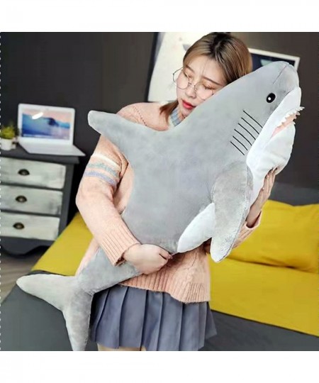 39.4 Inch XXL Giant Shark Stuffed Animal Large Shark Plush Pillows Soft Shark Plush Toys Brave Boy's and Girl's Room Decor Be...