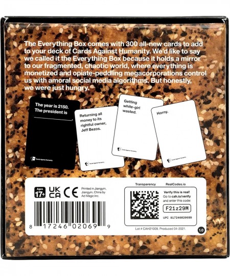 Cards Against Humanity: Everything Box • 300-Card Expansion • Newest one! $37.49 - Card Games