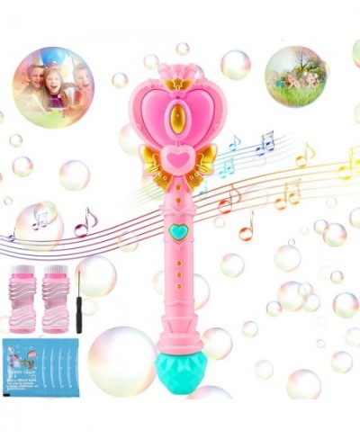 Bubble Wand for Kids Princess Bubble Machine Blower Maker Machine and Light Christmas Toys Gifts for Toddlers Outdoor 1 2 3 4...