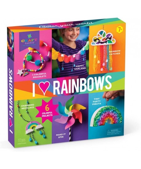 – I Love Rainbows Craft Kit – Make 6 Colorful Arts & Crafts Projects $27.86 - Craft Kits