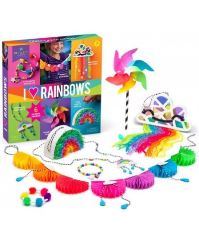 – I Love Rainbows Craft Kit – Make 6 Colorful Arts & Crafts Projects $27.86 - Craft Kits