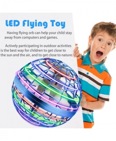 Flying Orb Ball Flying Ball Toys Hover Balls 【2022 New Upgraded】 Rechargeable Boomerang Drone RGB Lights Spinner 360°Rotating...