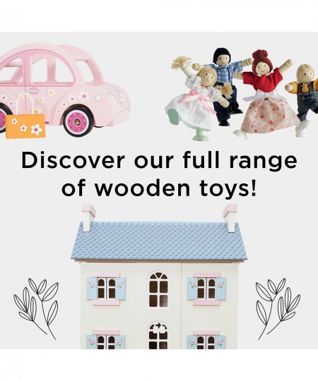 Wooden Daisylane Doll House Laundry Room Accessories Play Set for Dolls Houses | Girls or Boys Dolls House Furniture Sets - S...