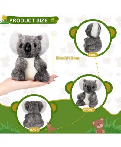 4 Pieces Koala Bear Stuffed Animal Soft Plush Gray Koala Doll Toys Hug Pillows Cute Koala Mascot Present for Boys and Girls B...