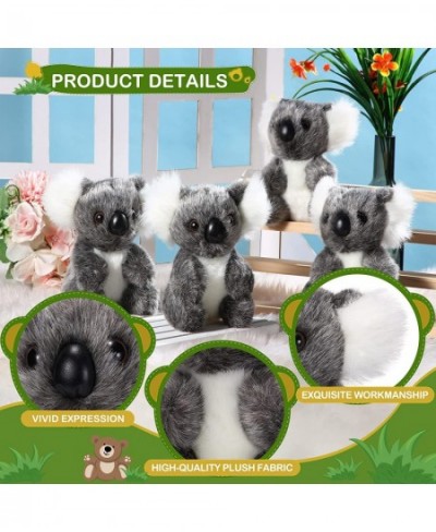 4 Pieces Koala Bear Stuffed Animal Soft Plush Gray Koala Doll Toys Hug Pillows Cute Koala Mascot Present for Boys and Girls B...