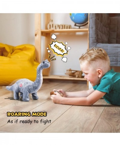 Remote Control Dinosaur Toys for Kids 3 4 5 6 7+ Electronic Walking Dinosaur Toys Brontosaurus Plush Dinosaur Toys Dinosaur S...