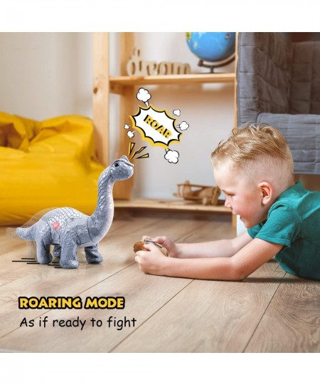 Remote Control Dinosaur Toys for Kids 3 4 5 6 7+ Electronic Walking Dinosaur Toys Brontosaurus Plush Dinosaur Toys Dinosaur S...