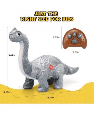 Remote Control Dinosaur Toys for Kids 3 4 5 6 7+ Electronic Walking Dinosaur Toys Brontosaurus Plush Dinosaur Toys Dinosaur S...