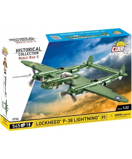 545 Pcs Hc WWII /5726/ Lockheed P-38H Lightning 530 $87.27 - Toy Building Sets