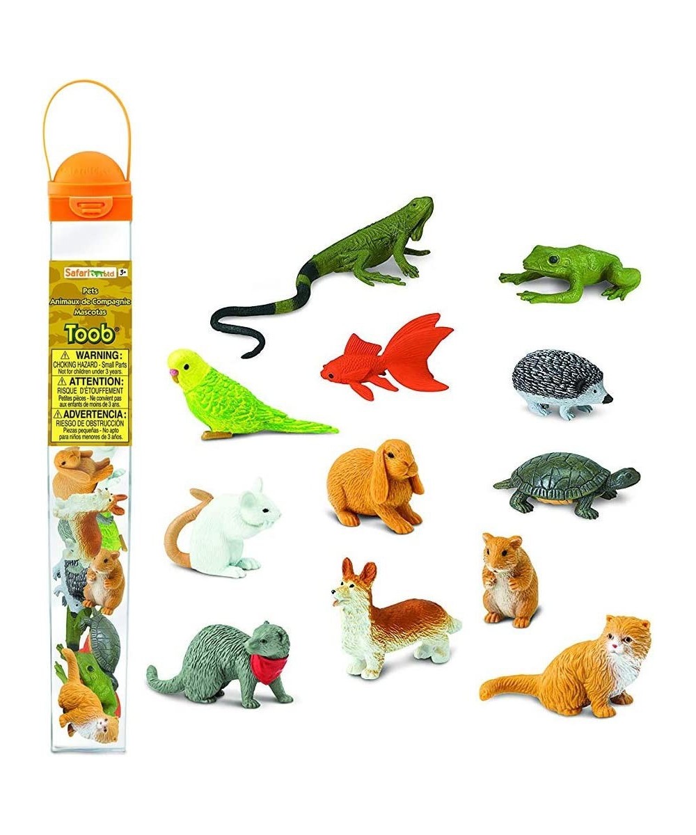 Pets TOOB - Includes 12 BPA Pthalate and Lead Free Hand Painted Figurines - Ages 3+ $27.03 - Play Figure Playsets