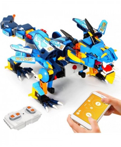 Dragon Building Blocks with RC and APP Control Cool Building Bricks Toy with Power STEM Project Educational Building Set Toys...