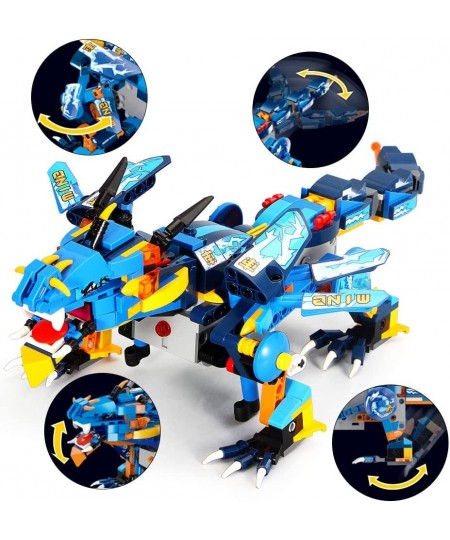 Dragon Building Blocks with RC and APP Control Cool Building Bricks Toy with Power STEM Project Educational Building Set Toys...