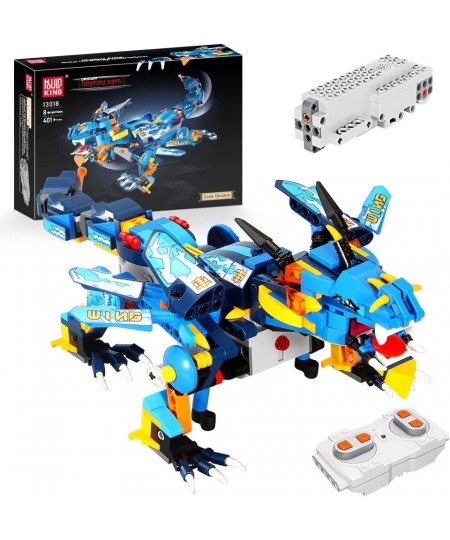 Dragon Building Blocks with RC and APP Control Cool Building Bricks Toy with Power STEM Project Educational Building Set Toys...