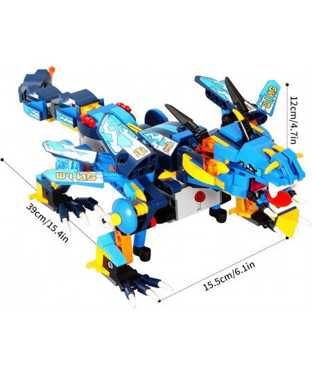 Dragon Building Blocks with RC and APP Control Cool Building Bricks Toy with Power STEM Project Educational Building Set Toys...