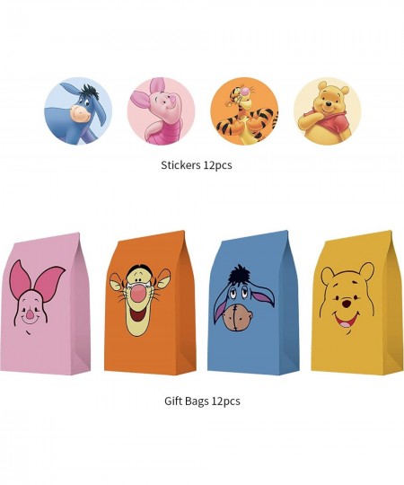 Cute Cartoon Bear Candy Bags 12PCS Birthday Party Supplies Favors Themed Parties Decorations Gifts Bag for Kids $20.28 - Kids...