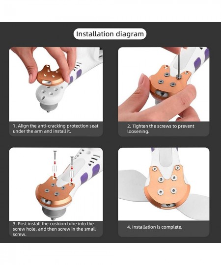 Metal Quick Release Reinforcement Plate Anti-Crack Motor Mount Base Protect with Screws for DJI Phantom 3 2 3SE Drone Accesso...