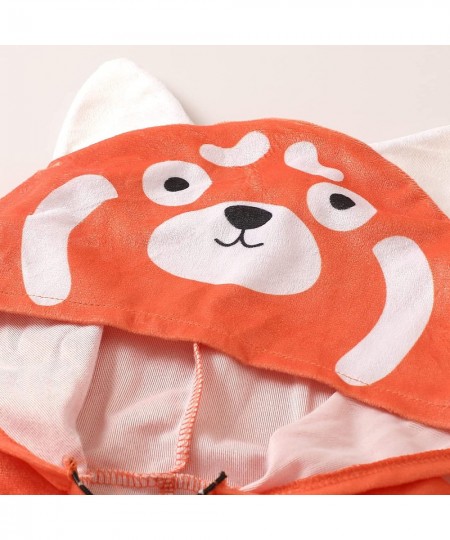 Turn Red Costume Mei's Red Panda Cosplay for Girls Kids Halloween Meilin Panda Jumpsuit $35.52 - Kids' Costumes