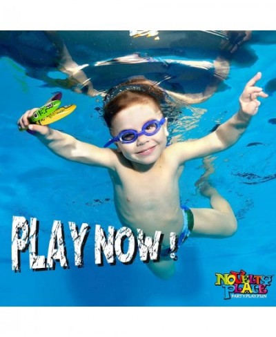 8 Pack Torpedo Bandits Diving Toy Rockets - Swimming Pool Underwater Game for Kids and Adults - Shark Design 8 Colors $18.17 ...