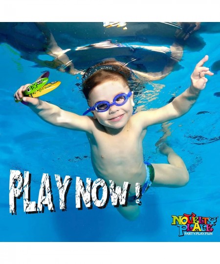 8 Pack Torpedo Bandits Diving Toy Rockets - Swimming Pool Underwater Game for Kids and Adults - Shark Design 8 Colors $18.17 ...