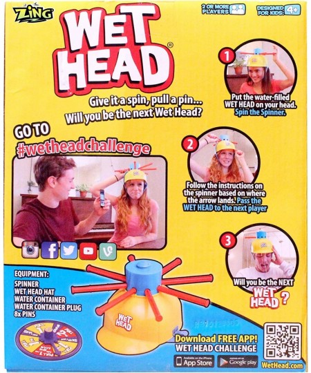 Wet Head Game Great for indoor / outdoor play with friends and family Great for boys and girls for 4 years and up $47.52 - Bo...