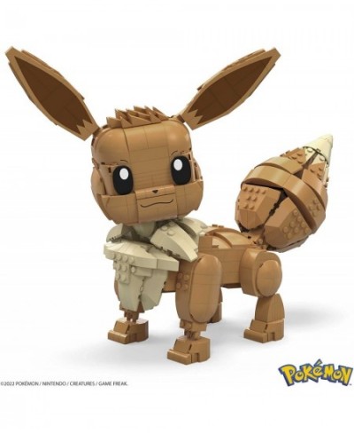 Pokémon Jumbo Eevee Toy Building Set 11 inches Tall poseable 824 Bricks and Pieces for Boys and Girls Ages 6 and up $84.92 - ...