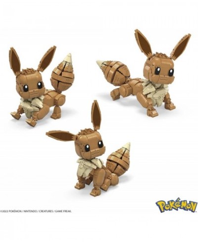 Pokémon Jumbo Eevee Toy Building Set 11 inches Tall poseable 824 Bricks and Pieces for Boys and Girls Ages 6 and up $84.92 - ...