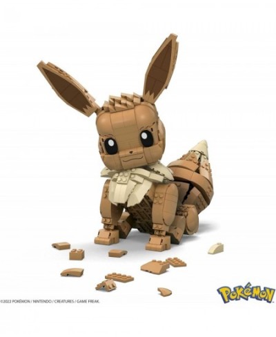 Pokémon Jumbo Eevee Toy Building Set 11 inches Tall poseable 824 Bricks and Pieces for Boys and Girls Ages 6 and up $84.92 - ...