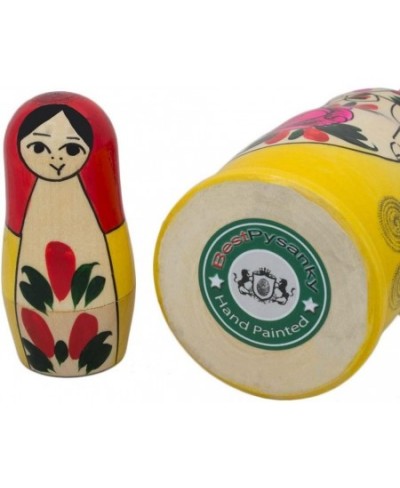 Set of 6 Wooden Dolls Nesting Dolls Semenov Matryoshka 5.75 Inches $25.62 - Nesting Dolls