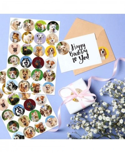 Cute Dog Puppy Stickers Dog Party Favors 480 Counts Adhesive Stickers for Kids Dog Birthday Party Supplies Gifts Goodie Bag E...