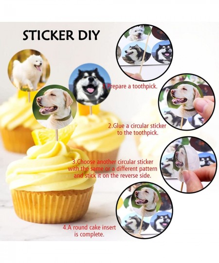 Cute Dog Puppy Stickers Dog Party Favors 480 Counts Adhesive Stickers for Kids Dog Birthday Party Supplies Gifts Goodie Bag E...