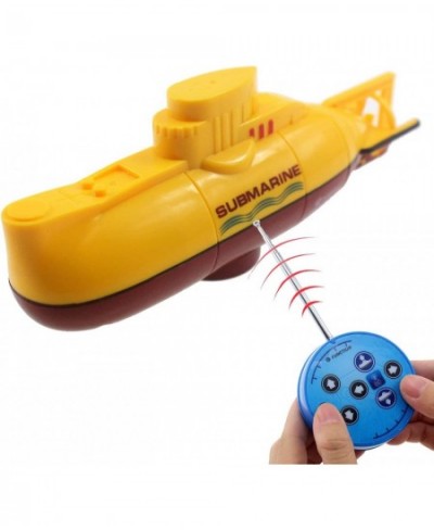 Mini RC Submarine Toy Remote Control Boat Ship Electric Dive Water Fish Tank Kids Birthday Gift (Yellow) $50.94 - Remote & Ap...