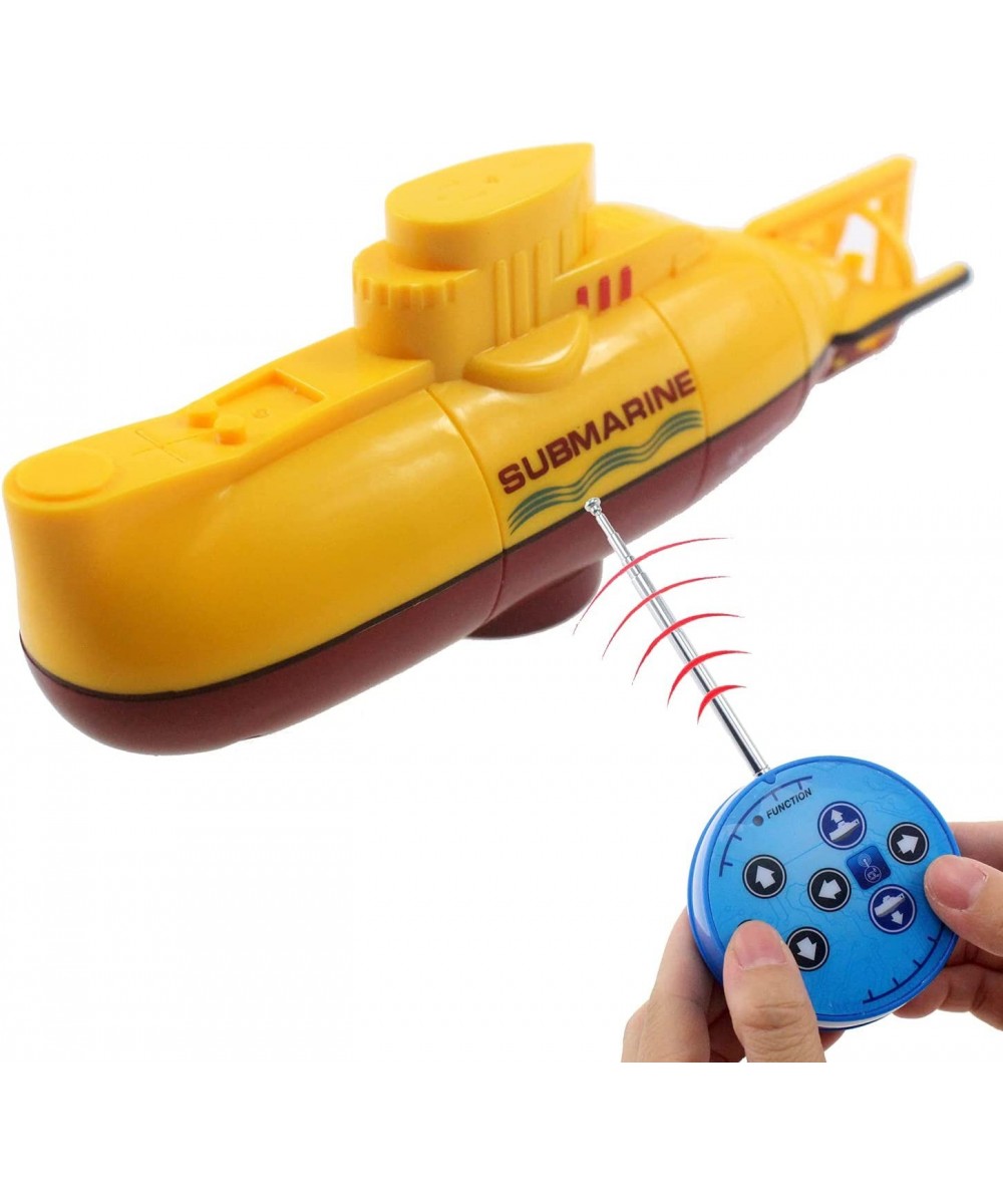 Mini RC Submarine Toy Remote Control Boat Ship Electric Dive Water Fish Tank Kids Birthday Gift (Yellow) $50.94 - Remote & Ap...